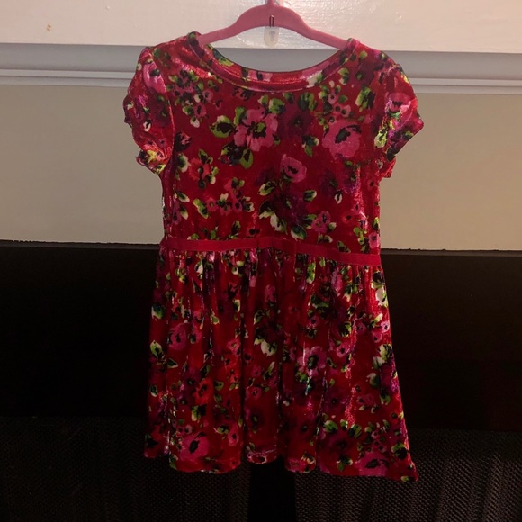 3 for $10 Children’s Place Red Floral Dress Sz 3T - Picture 1 of 3